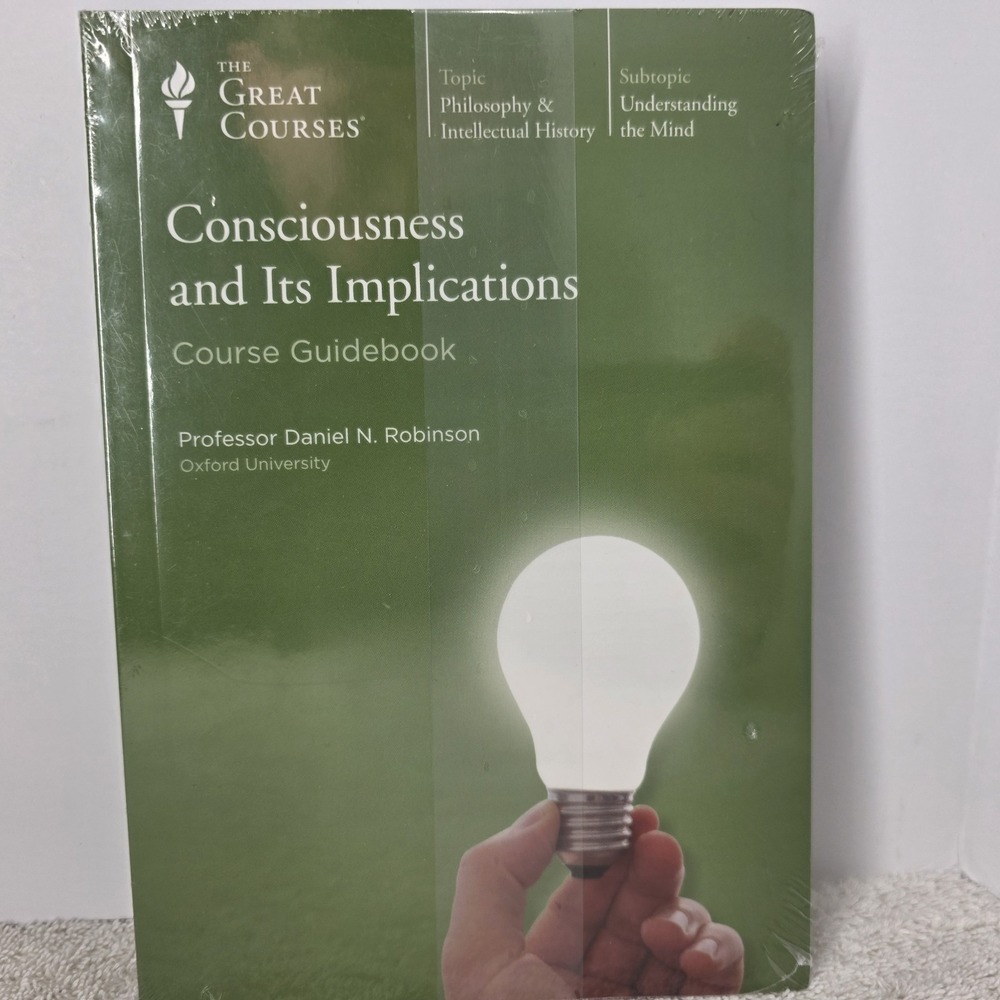 The Great Courses: Consciousness and Its Implications - DVD + Guidebook NEW